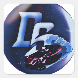 Driftstich Quadratischer Aufkleber