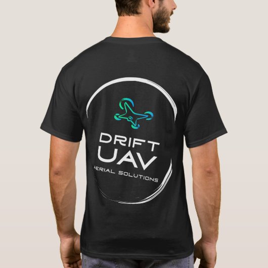 DriftUAV Men's T - Shirt - Stil 2 (Rückseite)