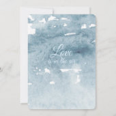 Driftwood Arbor Beach Wedding Einladung (Rückseite)