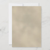 Driftwood Arch Pink & White Roses Beach Hochzeit Einladung (Rückseite)