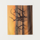 Driftwood Beach auf Sunrise Jekyll Island Georgia Wandteppich (Vorderseite)