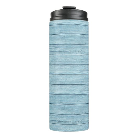 Driftwood Beach Design Thermal Tumbler. Thermosbecher (Vorderseite)