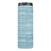 Driftwood Beach Design Thermal Tumbler. Thermosbecher (Rückseite)