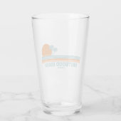 Driftwood Beach Georgia Sun Palm Trees Glas (Rückseite)