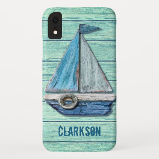 Driftwood Beach iPhone XR heller Jade Case-Mate iPhone Hülle (Rückseite)