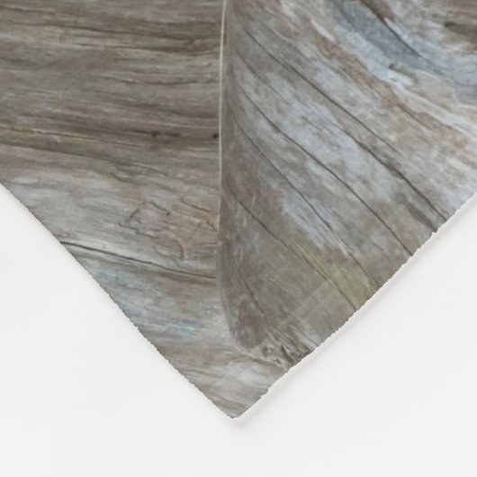 Driftwood Burl Abstrakt Fleecedecke (Ecke)