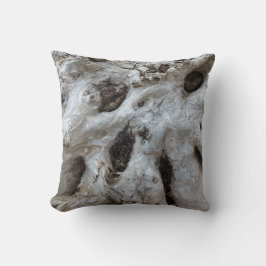 Driftwood Burl Abstrakt Kissen