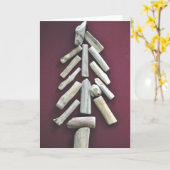 Driftwood Christmas Tree Karte (Gelbe Blume)
