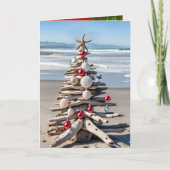 Driftwood Christmas Tree Karte (Vorderseite)