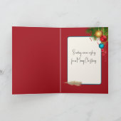 Driftwood Christmas Tree Karte (Innenseite)