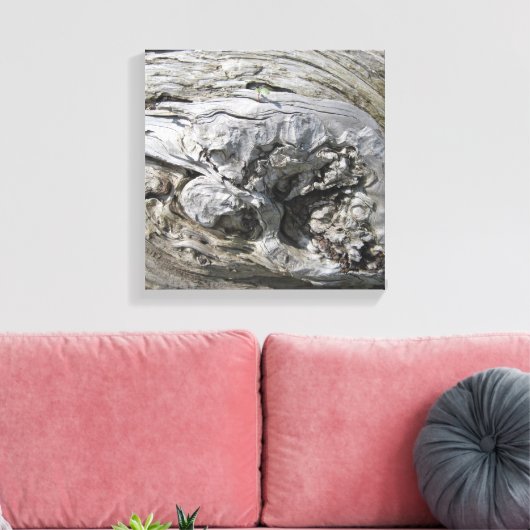 Driftwood Foto Stretched Canvas Print Leinwanddruck (Insitu (Wohnzimmer))
