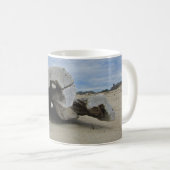 Driftwood-Foto West Coast Pacific Beach Kaffeetasse (VorderseiteRechts)