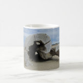 Driftwood-Foto West Coast Pacific Beach Kaffeetasse (Mittel)