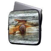 Driftwood-Grautplatten Thunder_Cove Laptopschutzhülle (Vorderseite Links)