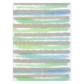 Driftwood Gray Green Blue Watercolor 52" x 70" Tischdecke (Vorderseite)