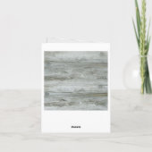 Driftwood-Hintergrund Karte (Rückseite)