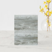 Driftwood-Hintergrund Karte (Gelbe Blume)