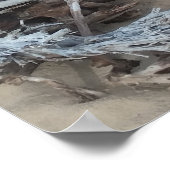 Driftwood Indiana Dunes National Park Magnet Post Poster (Ecke)