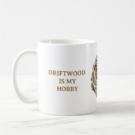 DRIFTWOOD-INSPIRED WHITE CERAMIC MUG KAFFEETASSE