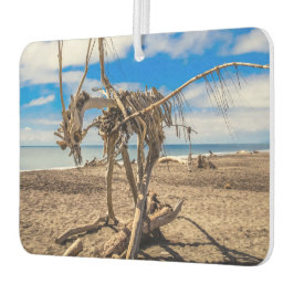 Driftwood-Kunstwerk am Hokitika Beach, Neuseeland Autolufterfrischer