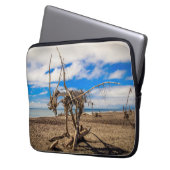 Driftwood-Kunstwerk am Hokitika Beach, Neuseeland Laptopschutzhülle (Vorderseite Links)