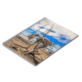 Driftwood-Kunstwerk am Hokitika Beach, Neuseeland Notizblock (Linke Seite)