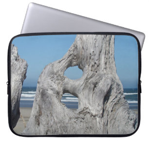 Driftwood Laptop Sleeves Blue Ocean Wellen Strand