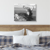 Driftwood Log Costa Rica Beach Photo  Leinwanddruck (Insitu (Schlafzimmer))