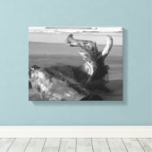 Driftwood Log Costa Rica Beach Photo  Leinwanddruck (Insitu (Holzboden))