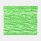 Driftwood-Muster - Kalkgrün und Weiß Fleecedecke (Vorderseite (Horizontal))