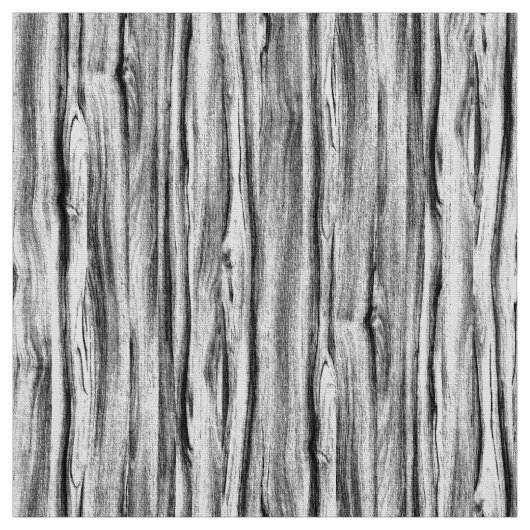 Driftwood-Muster - schwarz, weiß und grau Stoff (Muster)