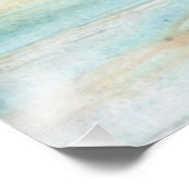 Driftwood Ocean Beach Coastal Seashore Hochzeit Fotodruck (Ecke)