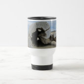 Driftwood Pacific Coast California Beach Foto Reisebecher (Mittel)