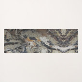 Driftwood Pattern Beach Wood Coasttic Rustic Yogamatte (Rückseite (Horizontal))