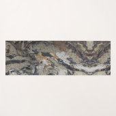 Driftwood Pattern Beach Wood Coasttic Rustic Yogamatte (Vorderseite (Horizontal))