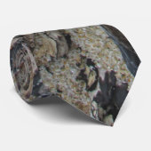 Driftwood Pattern Earth Tone Marble Beruflich Krawatte (Gerollt)