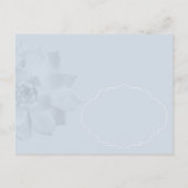 Driftwood Succulent Cactus Wedding Save the Date Ankündigungspostkarte (Rückseite)