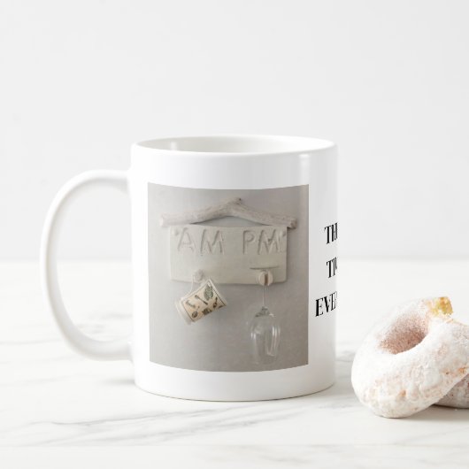 DRIFTWOOD THEMED COFFEE MUG KAFFEETASSE (Mit Donut)