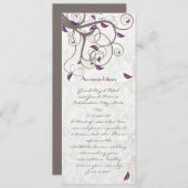 Driftwood Tree Swirl Love Birds Unterkünfte Einladung (Vorne/Hinten)