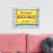 DriftwoodBeach House - Leinwand (Insitu (Wohnzimmer))