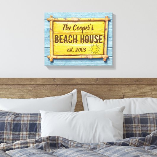 DriftwoodBeach House - Leinwand (Insitu (Schlafzimmer))