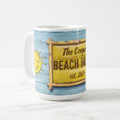 DriftwoodBeach House Tasse signiert große Kaffeema (Vorderseite Links)