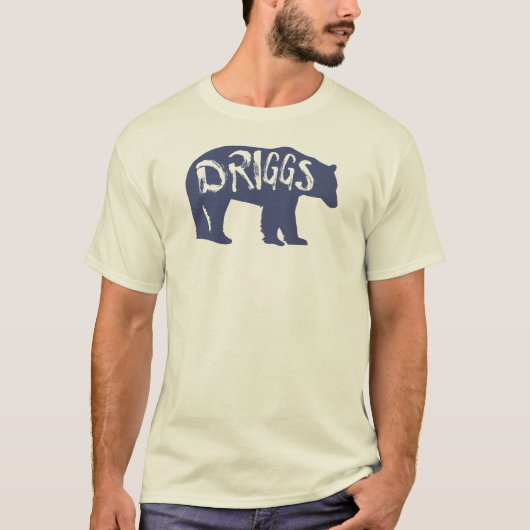 Driggs Idaho Bear T-Shirt (Vorderseite)