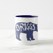 Driggs Idaho Bear Zweifarbige Tasse (Mittel)