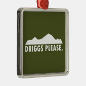 Driggs Idaho, bitte Ornament Aus Metall (Rechts)