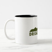 Driggs Idaho, bitte Zweifarbige Tasse (Links)