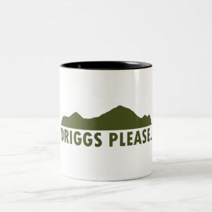 Driggs Idaho, bitte Zweifarbige Tasse