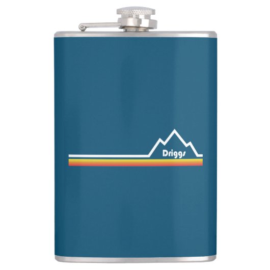 Driggs Idaho Flachmann (Vorderseite)