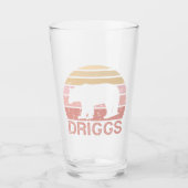 Driggs Idaho Retro Bär Glas (Vorderseite)