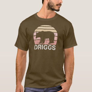 Driggs Idaho Retro Bär T-Shirt